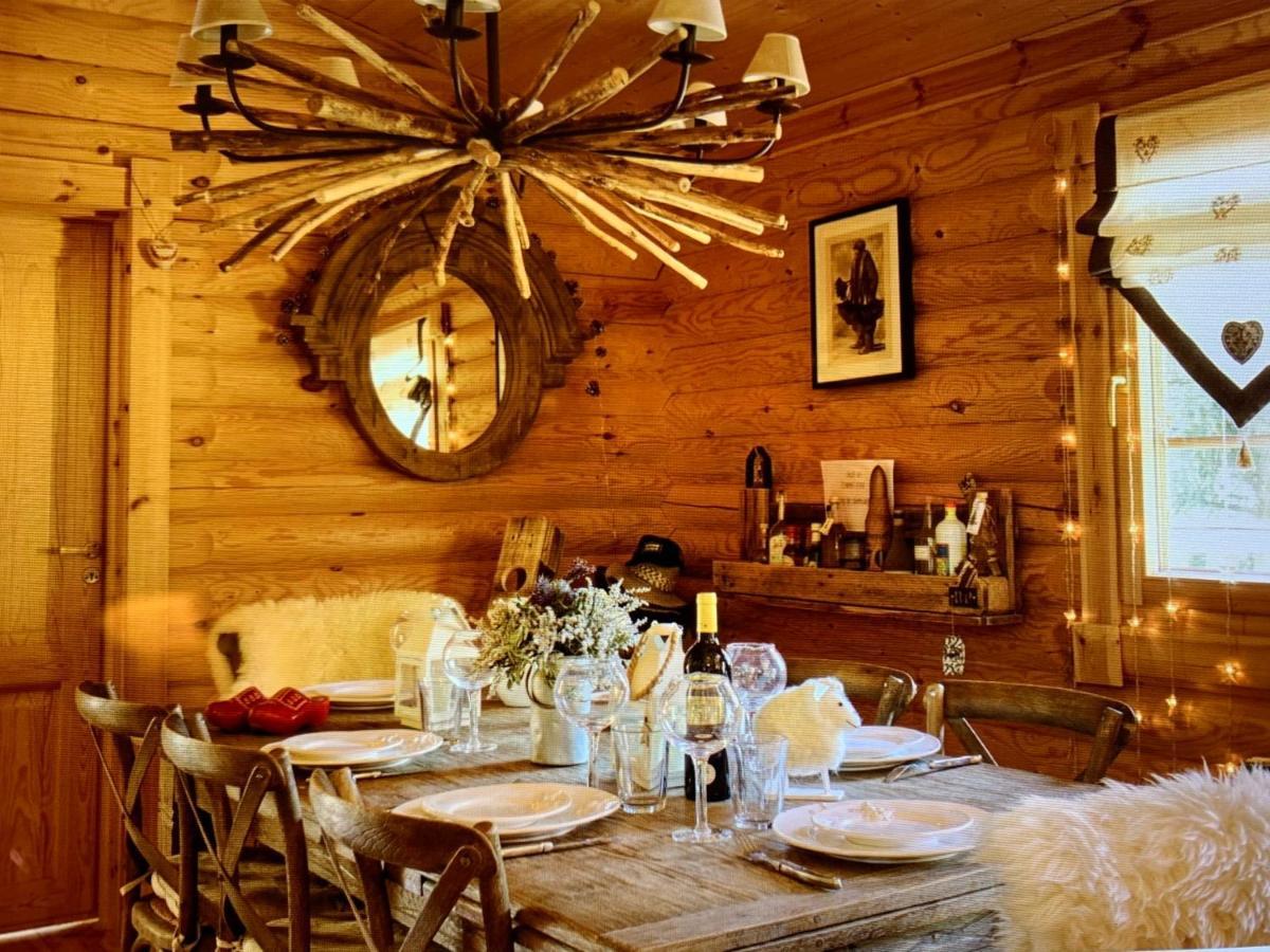 Magnifique chalet avec SAUNA Roubion Extérieur photo